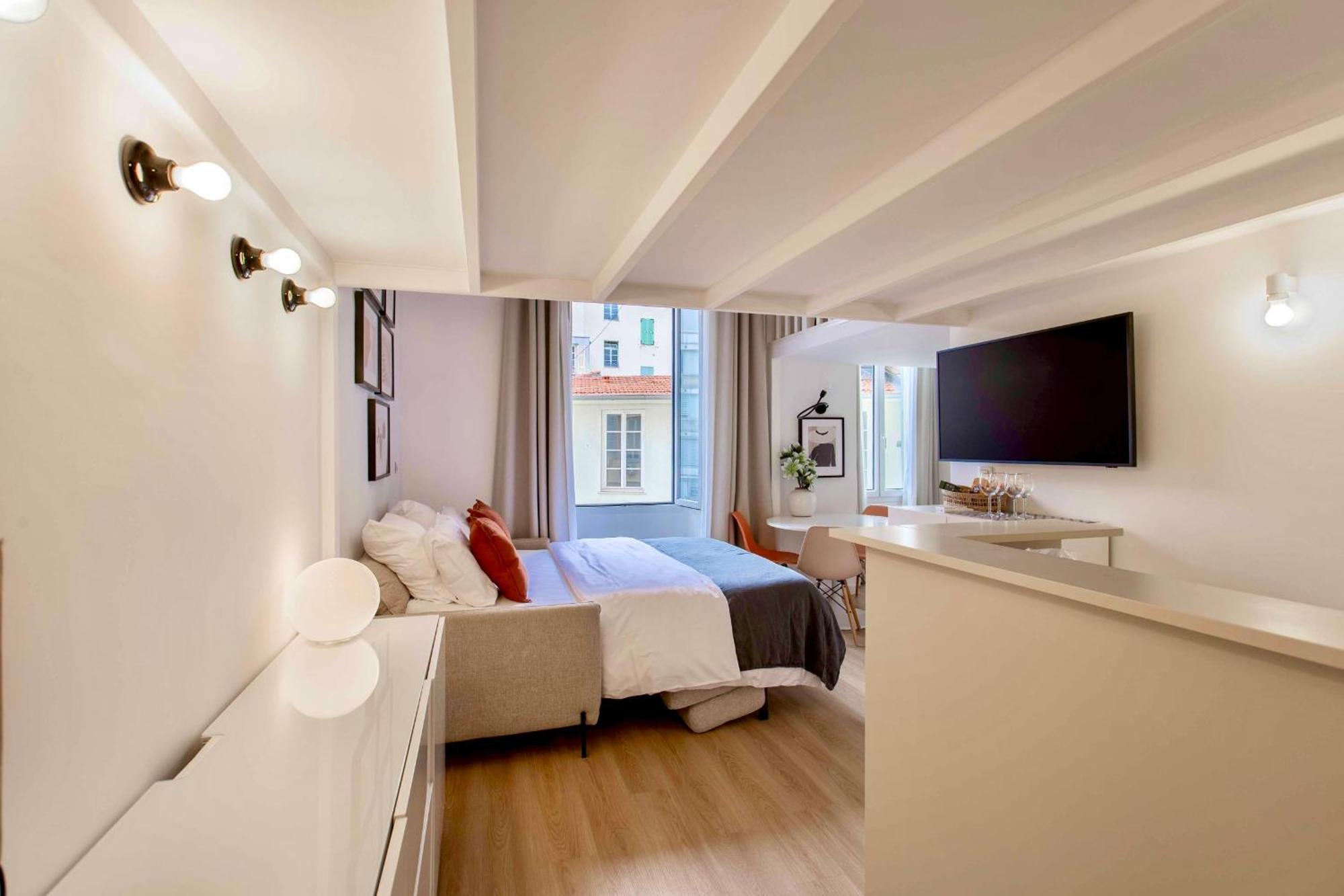 Suede Promenade Duplex Apartment At 1 Min From The Sea 2 Bathrooms Nice Exterior foto
